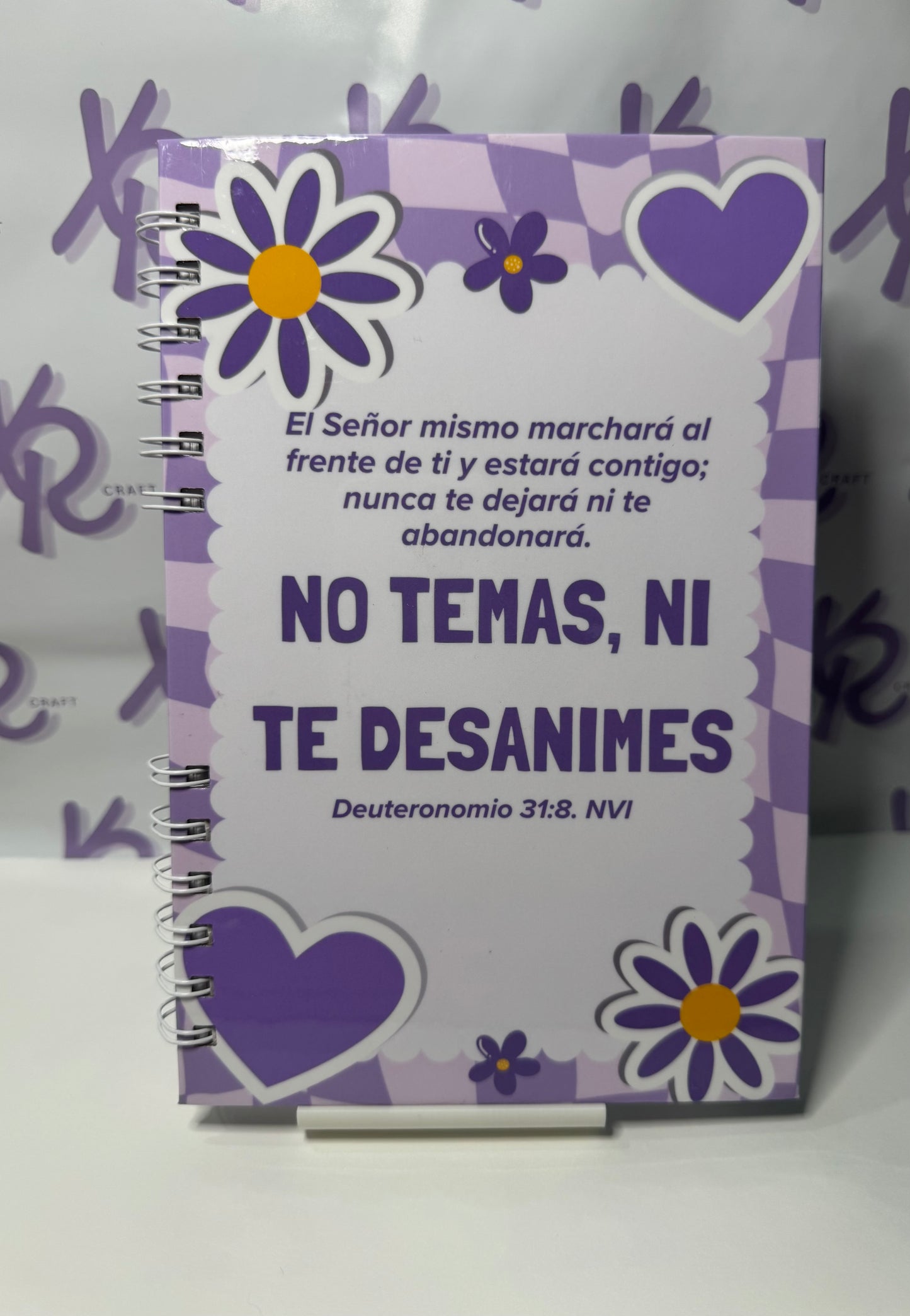 Libreta de Notas “No Temas, Ni te desanimes”